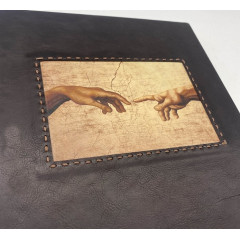 Сотворение кожаный фотоальбом