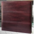 553-1 кожаный альбом под наклейку коричневый