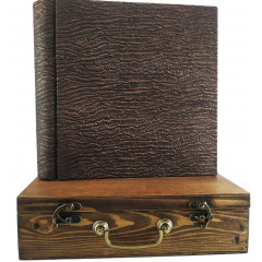 Sollievo большой кожаный альбом в кейсе