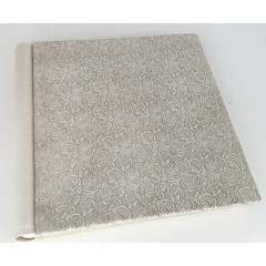 Орнамент -розы кожаный альбом под наклейку