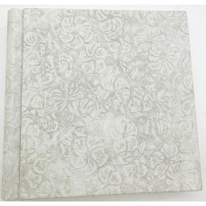 Орнамент-белый кожаный альбом под наклейку