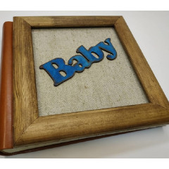 Baby детский альбом голубой под наклейку