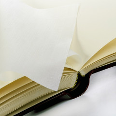 553-1 кожаный альбом под наклейку коричневый