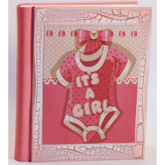 It is a girl детский альбом розовый под наклейку