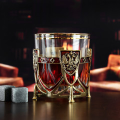 Бокал для виски Россия в подарочной коробке 050407001/3