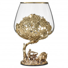 Бокал для коньяка Охота на Кабана 420 мл в подарочной коробке 10056138