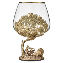 Бокал для коньяка Охота на Кабана 420 мл в подарочной коробке 10056138