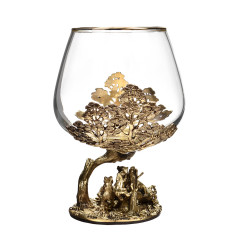 Бокал для коньяка Три медведя 420 мл в подарочной коробке 10058817