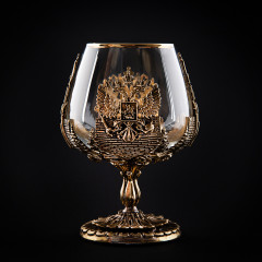 Бокал для коньяка 420 мл Россия в подарочной коробке 130001427