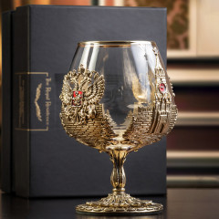 Бокал для коньяка 420 мл Россия в подарочной коробке 130001427