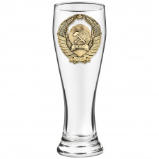 Бокал для пива, "Герб СССР", латунь