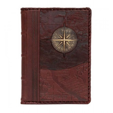 Ежедневник А5 «Роза Ветров». Цвет коричневый