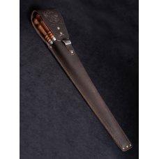 Подарочный набор шампуров в чехле, цвет коричневый