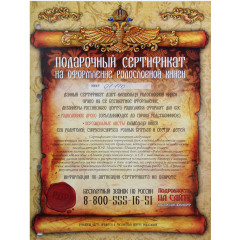 Родословная книга" Изысканная" с росписью в футляре 040102015/6