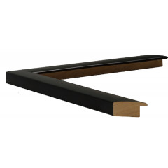 12-43 багет деревянный чёрный