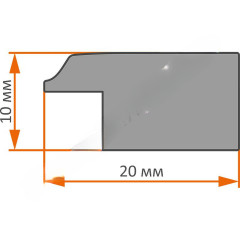 AR-95 пластиковая рамка 60-80