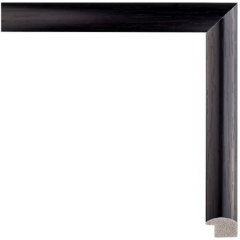 201-90 багет из пластика чёрный