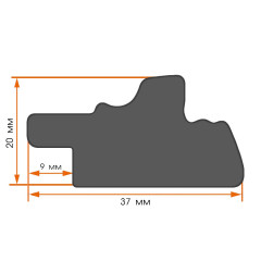 3233-67 пластиковая рамка 30-90