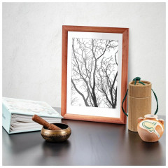 Sam-1 Деревянная рамка 21х30 см, багет 18 мм, темная вишня, стекло