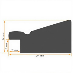 AR-68 пластиковая рамка 60-80