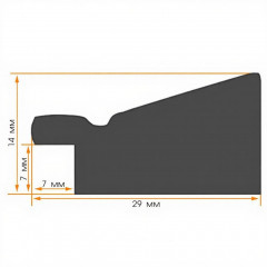 AR-70 пластиковая рамка 60-80
