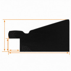 AR-67 пластиковая рамка 60-80