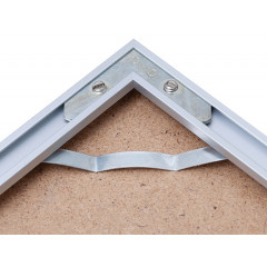 Рамка серебро 9 мм А2 (42-59) Nielsen (Нельсон) алюминиевая