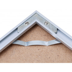 Рамка серебро 9 мм А1 (59-84) Nielsen (Нельсон) алюминиевая