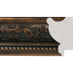 520-090 багет из пластика коричневый