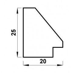 MR-273 пластиковая рамка 20-30