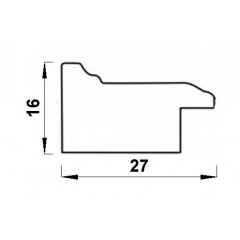 MR-283 пластиковая рамка 20-30