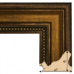 F-64 пластиковая рамка 70-100