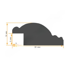 AR-73 пластиковая рамка 60-80