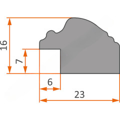 AR-99 пластиковая рамка 30-90