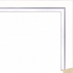 28-54 багет из пластика белый