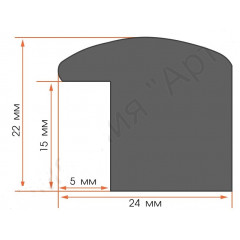 EF-1 рамка пластиковая А4