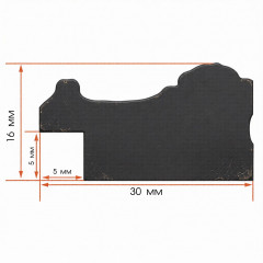 AR-57 пластиковая рамка 30-60