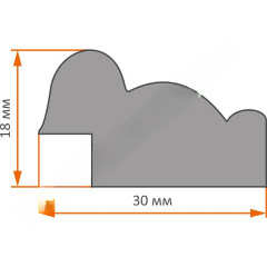 AR-101 пластиковая рамка 50-50