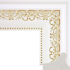 65-WG багет из пластика белый