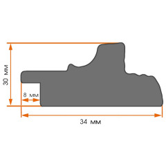 65-97 пластиковая рамка 30-60