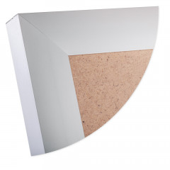 Рамка алюминий А4 (21-30) 23 мм Nielsen (Нельсон) серебро