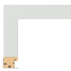 F-13 пластиковая рамка 50-50