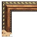 F-16 пластиковая рамка 50-50