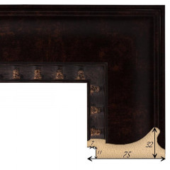 F-06 пластиковая рамка 80-110