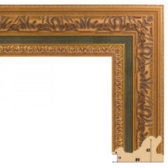 F-03 пластиковая рамка 80-110