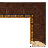 F-119 пластиковая рамка 50-50