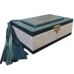 043-07-02 Шкатулка кожаная Восточная сказка