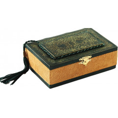 043-07-02 Шкатулка кожаная Восточная сказка