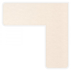 Картон для паспарту бежевый (слоновая кость) D5126L-A, толщина 1 мм